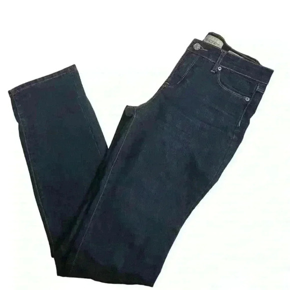 Peace of Cloth Women's Straight Jeans Size 6 Dark Blue Mid Rise - Picture 13 of 15